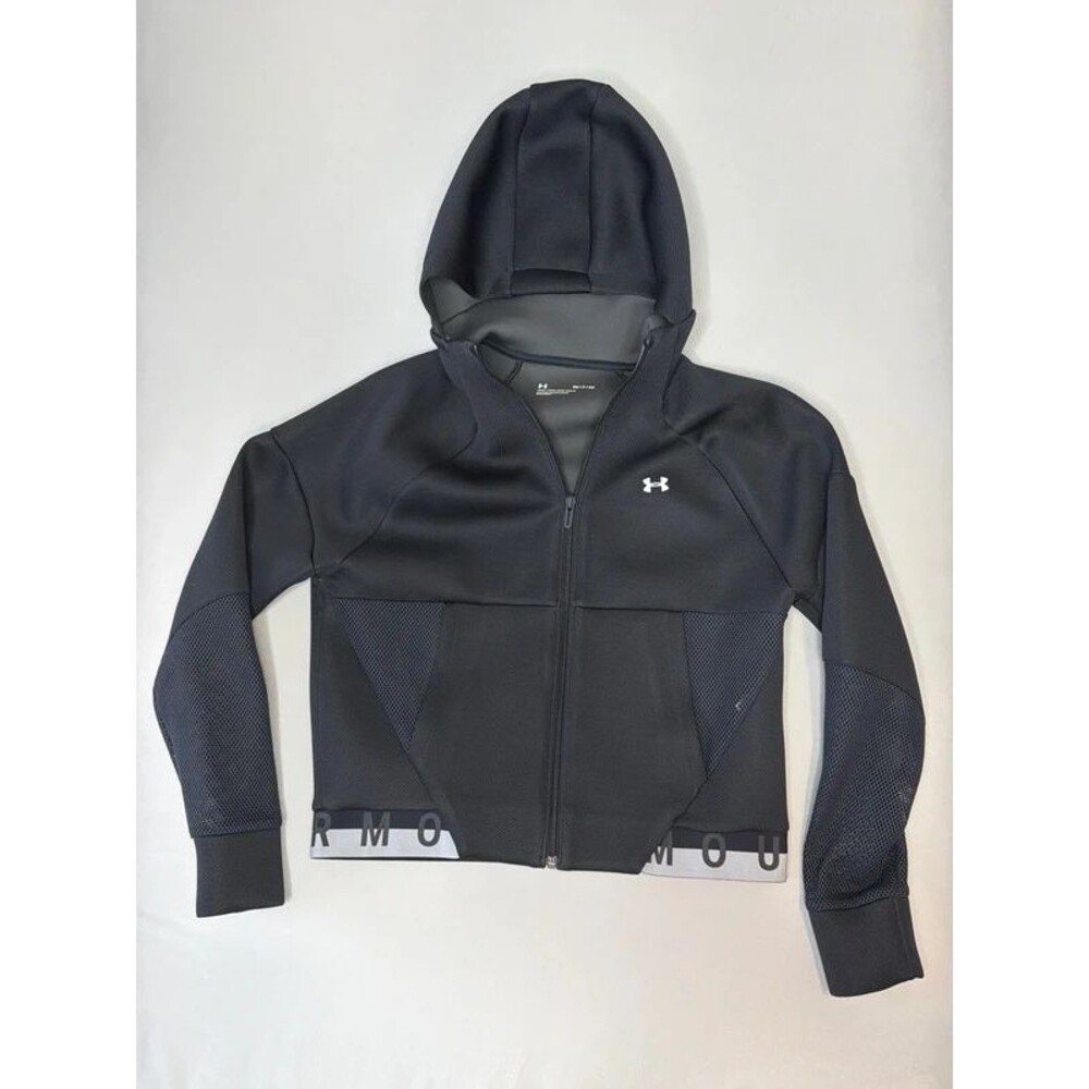 Under Armour women's hoodie black full zip size Small